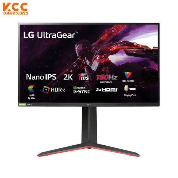 MÀN HÌNH LG ULTRAGEAR 32GP850-B.ATV 31.5" 2K (NANO IPS/165HZ/1MS/HDR10)