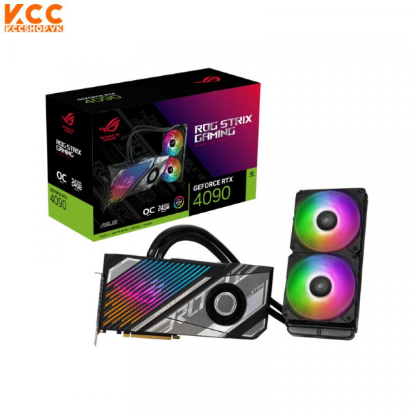 VGA ASUS ROG Strix LC GeForce RTX 4090 24GB GDDR6X OC Edition