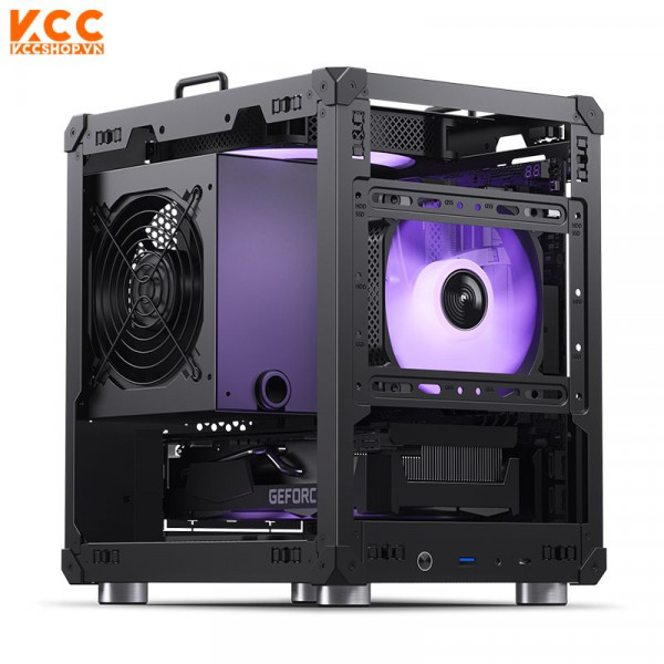 VỎ CASE JONSBO C6 HANDLE BLACK ( MINI TOWER/MÀU ĐEN)