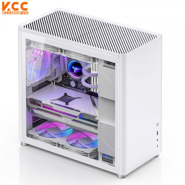 VỎ CASE JONSBO D40 WHITE ( MID TOWER/MÀU TRẮNG)