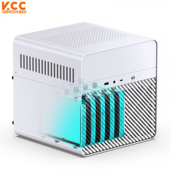 VỎ CASE JONSBO N2 WHITE (MINI TOWER/ MÀU TRẮNG)