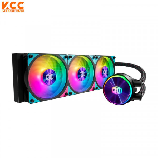 Tản nhiệt nước Cooler Master MASTERLIQUID PL360 FLUX 30TH ANNIVERSARY EDITION