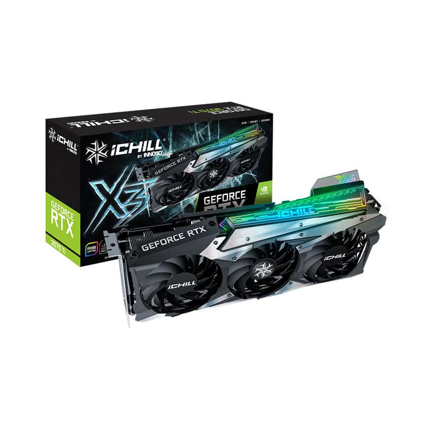 Card màn hình VGA Inno3D RTX 3070 Ti ICHILL X3