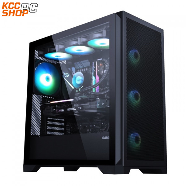 Vỏ Case SAMA 4502 Black (ATX - 3 Fan ARGB)