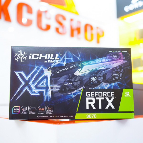 Card màn hình Inno3D RTX 3070 iChill X4 8GB GDDR6