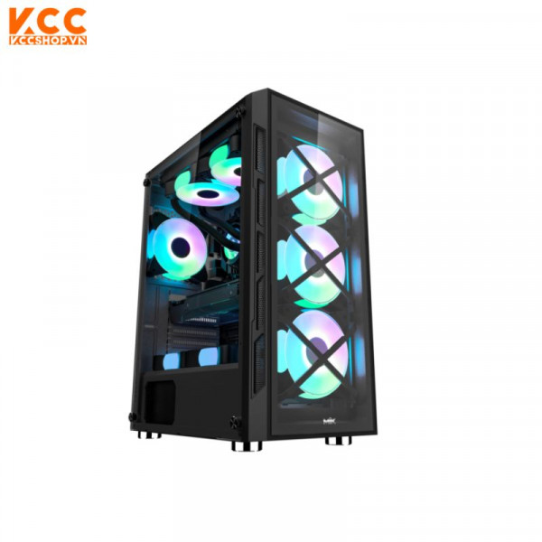 Vỏ case MIK TN10 (3 FAN GALAXY RGB)