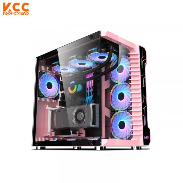 Vỏ Case MIK LV07 – PINK (Mid Tower/ Màu Hồng)