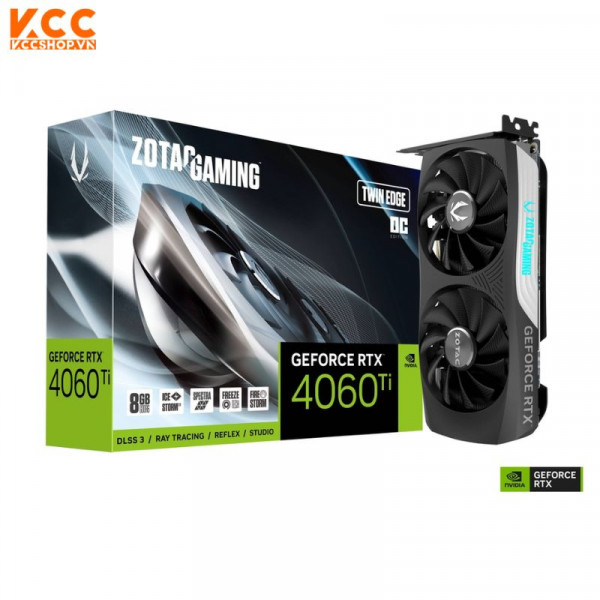 VGA ZOTAC GAMING GeForce RTX 4060 Ti 8GB Twin Edge OC
