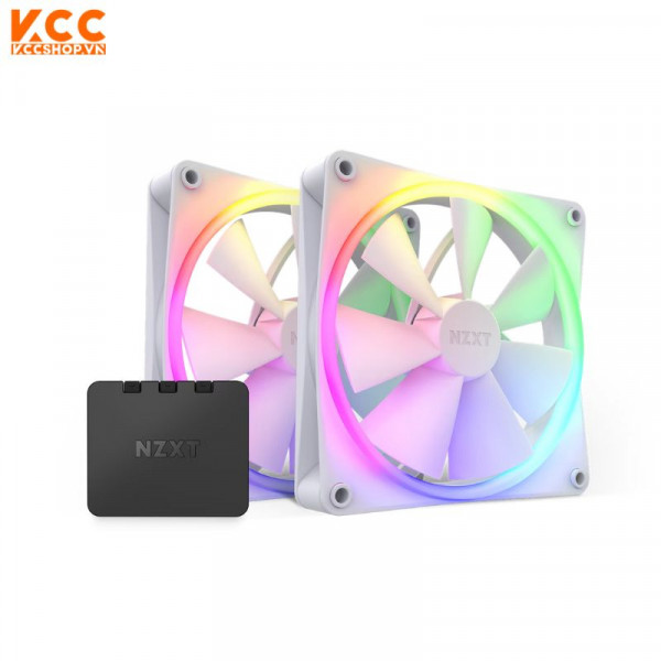 Fan Case NZXT F140 RGB Twin Pack - White (RF-R14DF-W1)