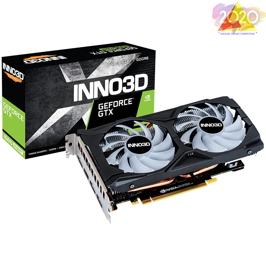 CARD INNO3D GEFORCE GTX 1660 SUPER TWIN X2 OC RGB 6GB