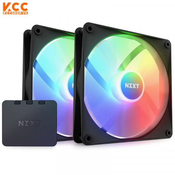 Fan Case NZXT F140 RGB Twin Pack - Black (RF-C14TF-B1)
