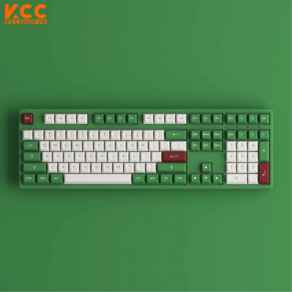 Bàn phím cơ AKKO 3108 RF Matcha Red Bean (AKKO sw v3 - Cream Yellow)
