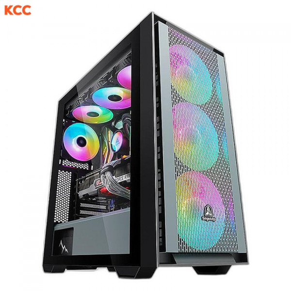 Vỏ Case Segotep GANK 360 E-ATX Black (Mid Tower/ Màu Đen)