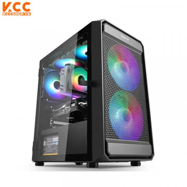 Vỏ Case Segotep ARTIST 2F RGB Black (m-ATX/ Mid Tower/Màu Đen/2 Fan ARGB)