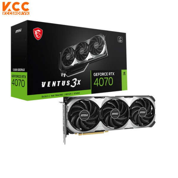 VGA MSI GeForce RTX 4070 VENTUS 3X E 12G
