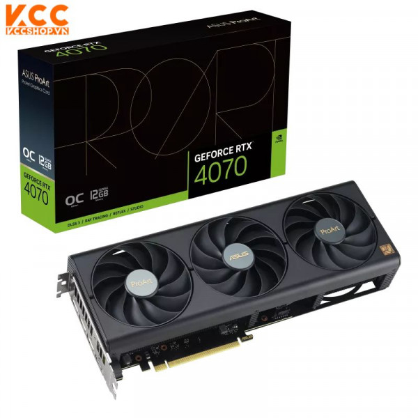 VGA ASUS ProArt GeForce RTX 4070 OC edition 12GB GDDR6X