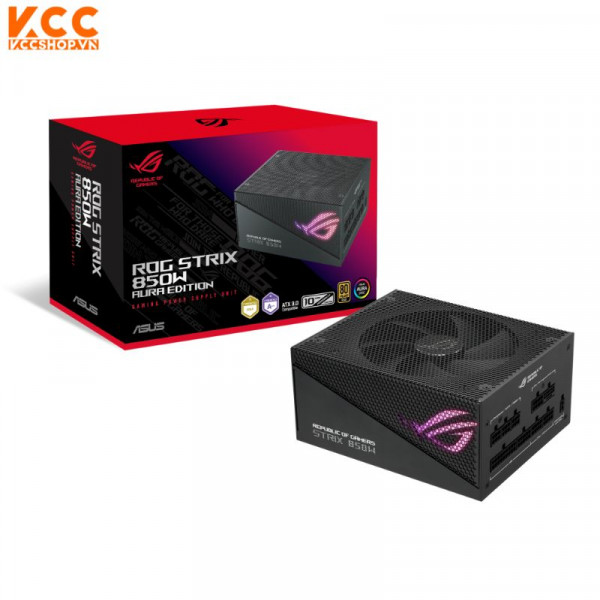 Nguồn Asus ROG STRIX 850W Gold Aura Edition (80 Plus Gold/ Full Modular)