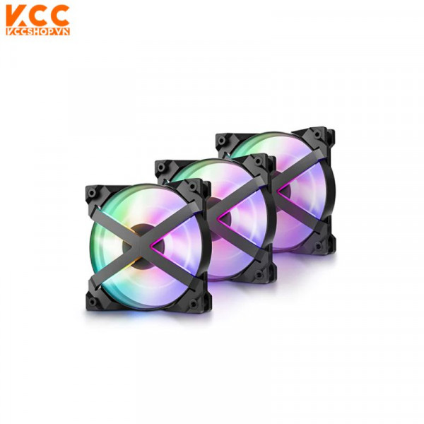 Fan Case Deepcool MF120 GT-3 IN 1 (3 Fan/ Màu Đen)