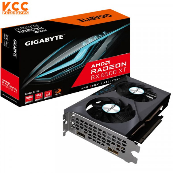VGA Gigabyte Radeon RX 6500 XT EAGLE 4G (GV-R65XTEAGLE-4GD)