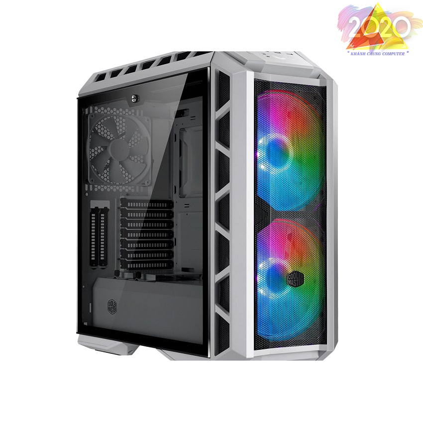 Vỏ Case Cooler Master MasterCase H500P TG Mesh White ARGB (Mid Tower/Màu trắng/Led ARGB/Mặt lưới)
