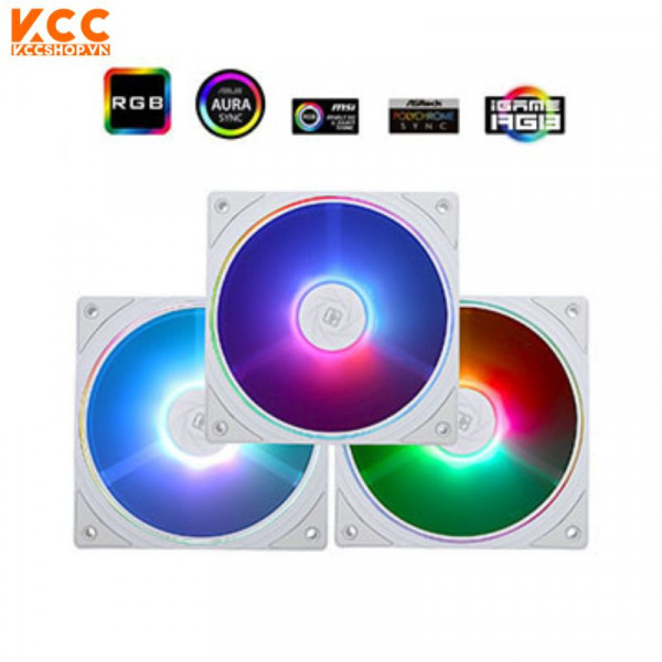 Fan Case Thermalright TL-S12W-S X3 ARGB ( Màu Trắng / 3 Fan )