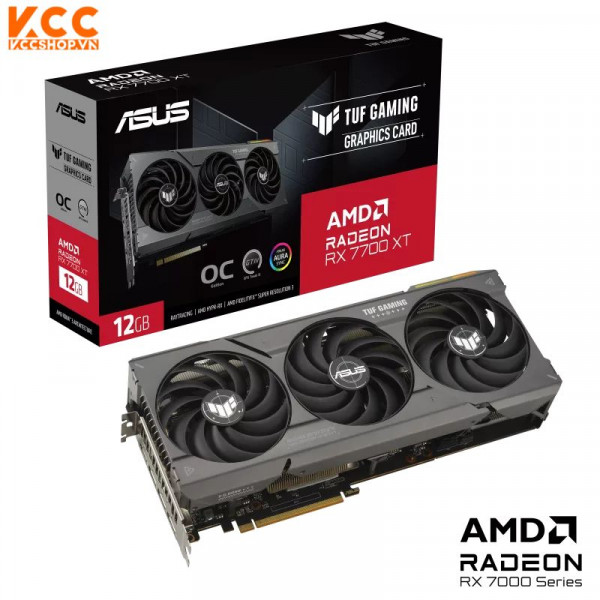 VGA ASUS TUF Gaming Radeon RX 7700 XT OC Edition 12GB GDDR6
