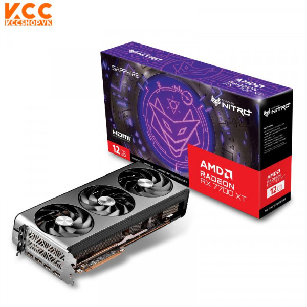 VGA SAPPHIRE NITRO+ AMD Radeon RX 7700 XT 12GB