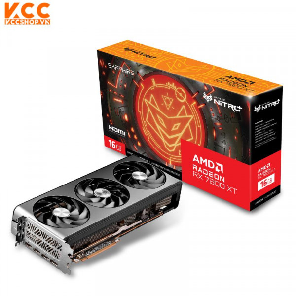 VGA SAPPHIRE NITRO+ AMD Radeon RX 7800 XT 16GB