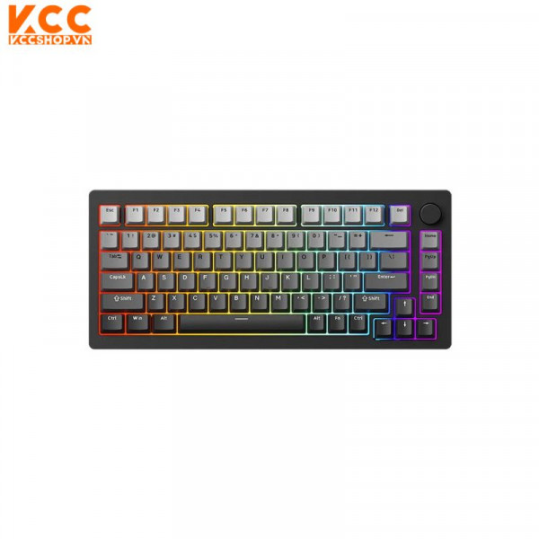 Bàn phím AKKO MonsGeek M1 QMK Black (Full Nhôm  – QMK / VIA – RGB – Hotswap)