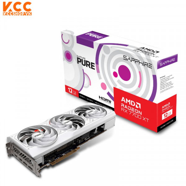 VGA SAPPHIRE PURE RX 7700 XT GAMING OC 12GB