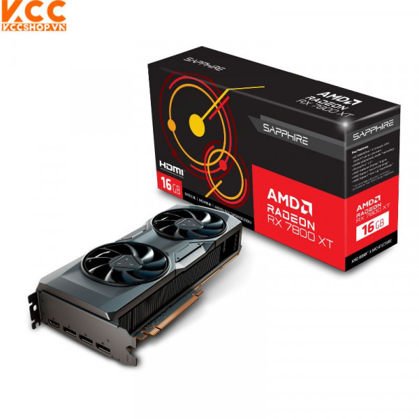 VGA SAPPHIRE AMD Radeon RX 7800 XT 16GB