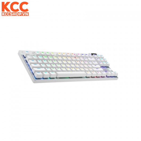 BÀN PHÍM GAMING KHÔNG DÂY LOGITECH PRO X TKL LIGHTSPEED MÀU TRẮNG TACTILE SWITCH (920-012149)