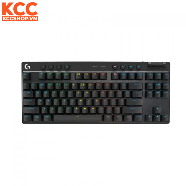 BÀN PHÍM GAMING KHÔNG DÂY LOGITECH PRO X TKL LIGHTSPEED MÀU ĐEN TACTILE SWITCH (920-012137)
