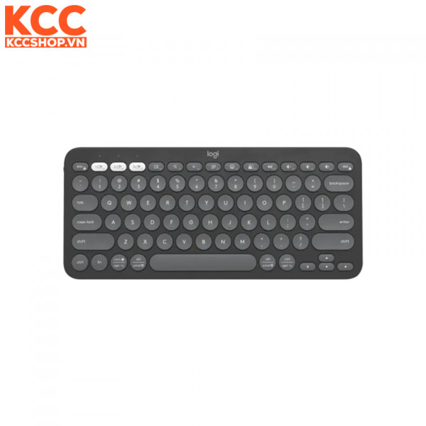 BÀN PHÍM KHÔNG DÂY LOGITECH PEBBLE KEYS 2 K380S MÀU ĐEN (WIRELESS/BLUETOOTH) (920-011753)