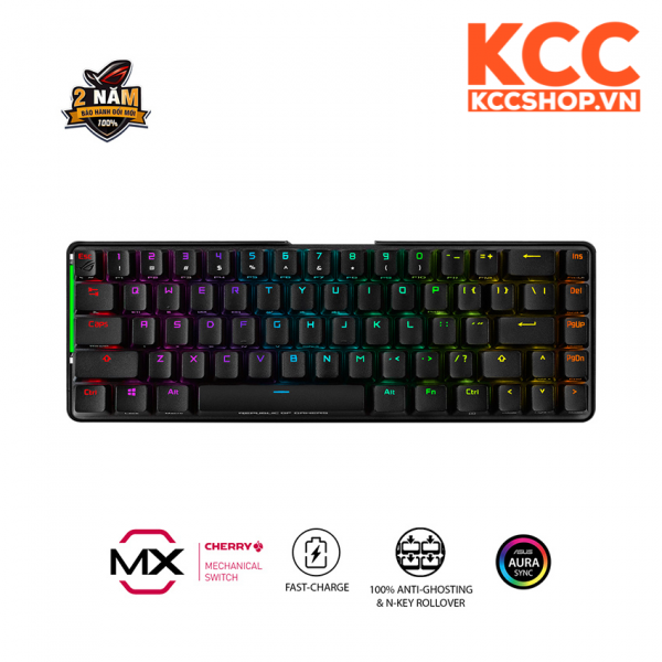 BÀN PHÍM CƠ ASUS ROG FALCHION BLUE SWITCH (90MP01Y2-BKUA00)