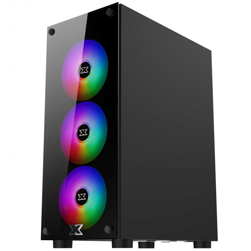 XIGMATEK HERO 3F (EN45129) – ATX, 2 SIDE TEMPERED GLASS, KÈM 03 FAN XIGMATEK X20F