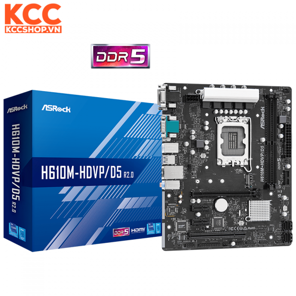 Mainboard Asrock H610M-HDVP/D5 R2.0