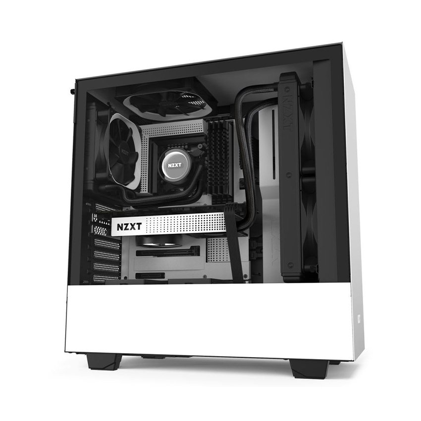 Vỏ Case NZXT H510 MATTE White ( màu trắng)