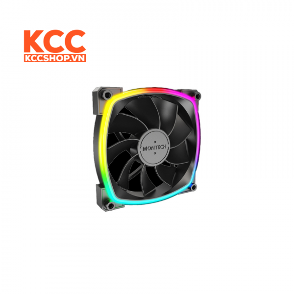 FAN CASE TẢN NHIỆT MONTECH RX 120 PWM BLACK (MÀU ĐEN/QUẠT HÚT)
