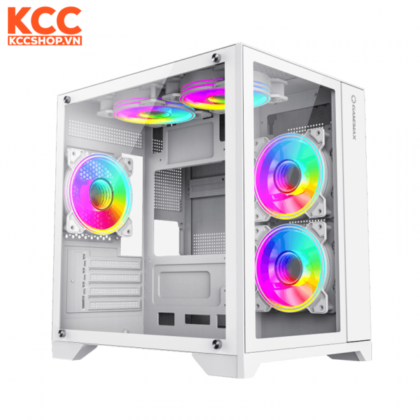 VỎ CASE GAMEMAX INFINITY MINI WHITE (MATX/MID TOWER/MÀU TRẮNG)