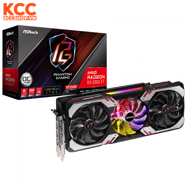 VGA ASROCK AMD Radeon RX 6950 XT Phantom Gaming 16GB OC