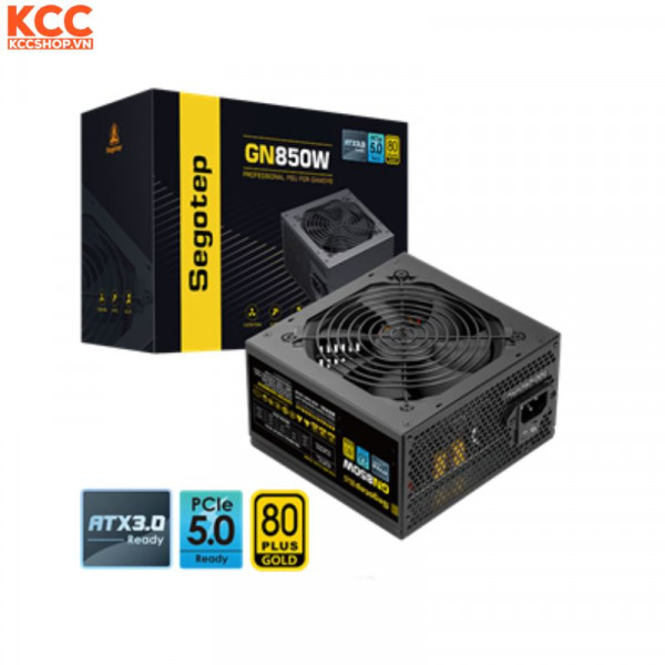 NGUỒN SEGOTEP GN850W 850W 80 PLUS GOLD (ATX3.0+PCIE 5.0-NON MODULAR)