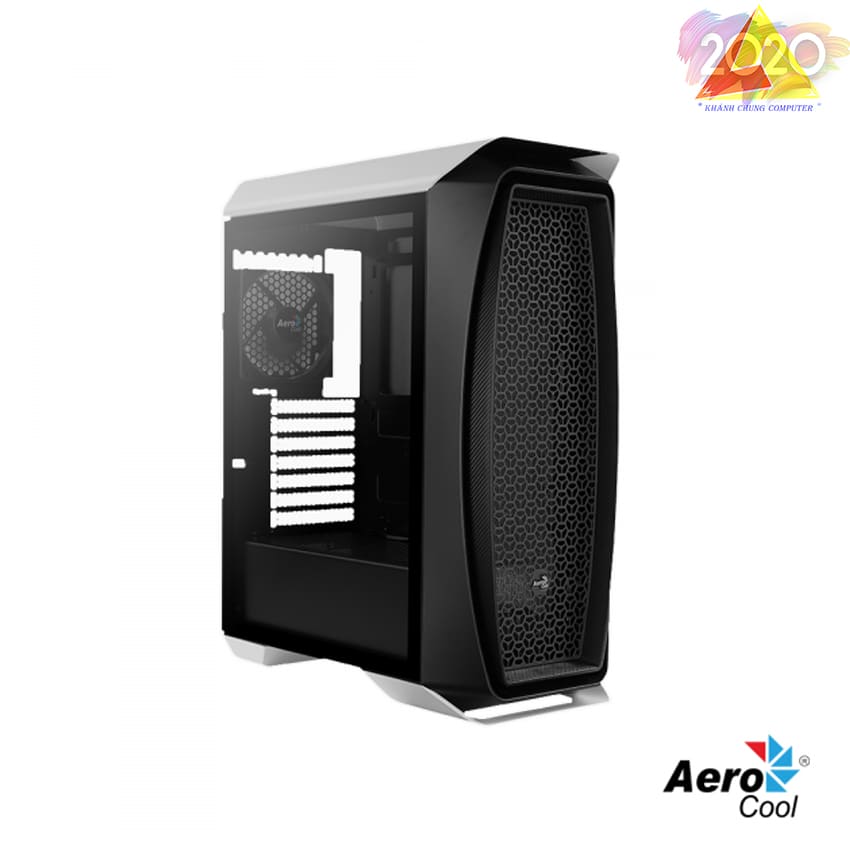CASE AEROCOOL AERO ONE G-WT GLASS EDITION WHITE