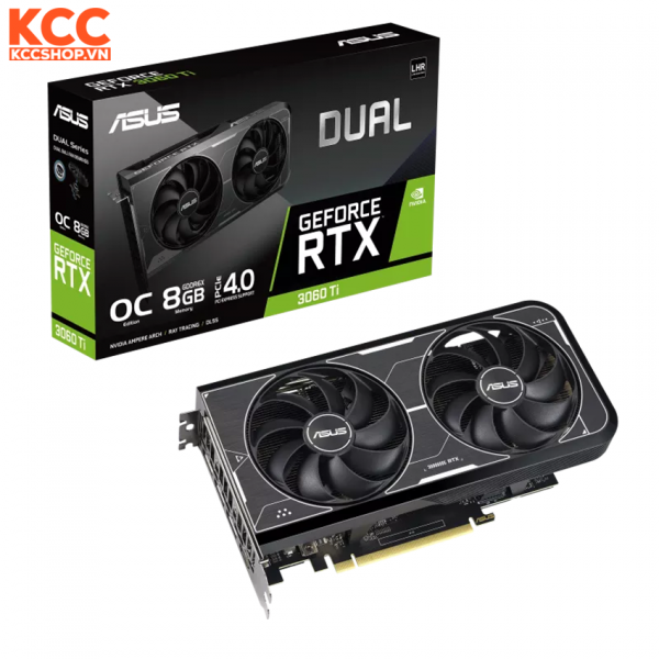 VGA ASUS Dual GeForce RTX 3060 Ti OC Edition 8GB GDDR6X