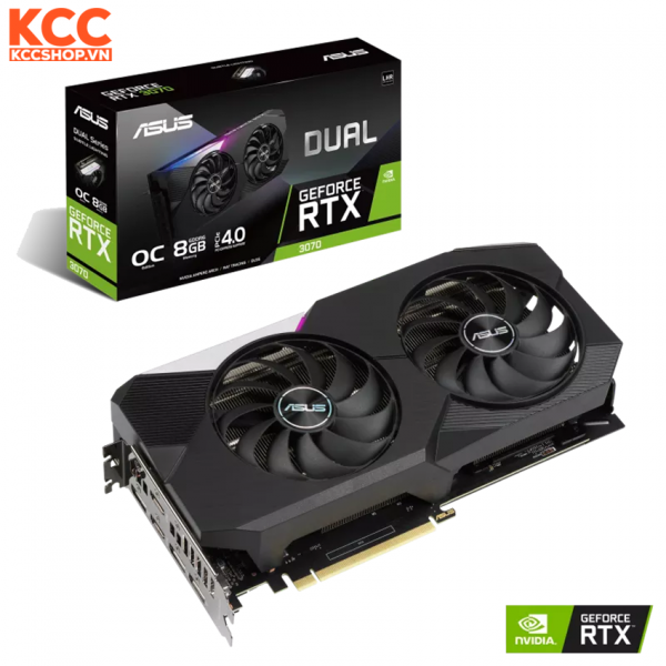 VGA ASUS Dual GeForce RTX 3070 V2 OC edition 8GB GDDR6