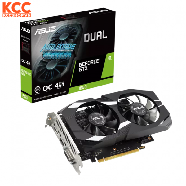 VGA ASUS Dual GeForce GTX 1650 V2 OC Edition 4GB GDDR6