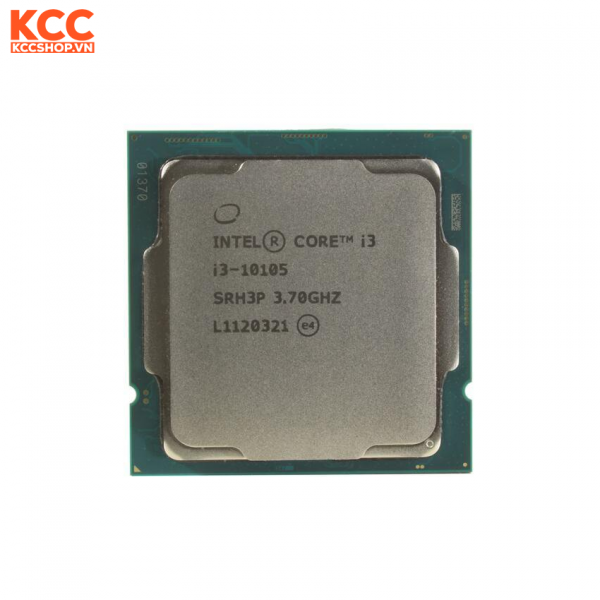 CPU Intel Core i3-10105 Tray (3.7GHz turbo up to 4.4Ghz, 4 nhân 8 luồng, 6MB Cache, 65W) (Full VAT)