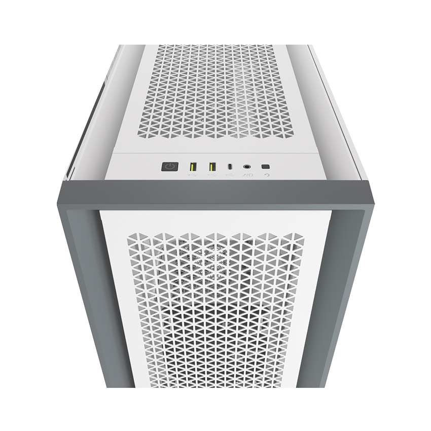 Vỏ case Corsair 5000D Airflow TG White (CC-9011211-WW)