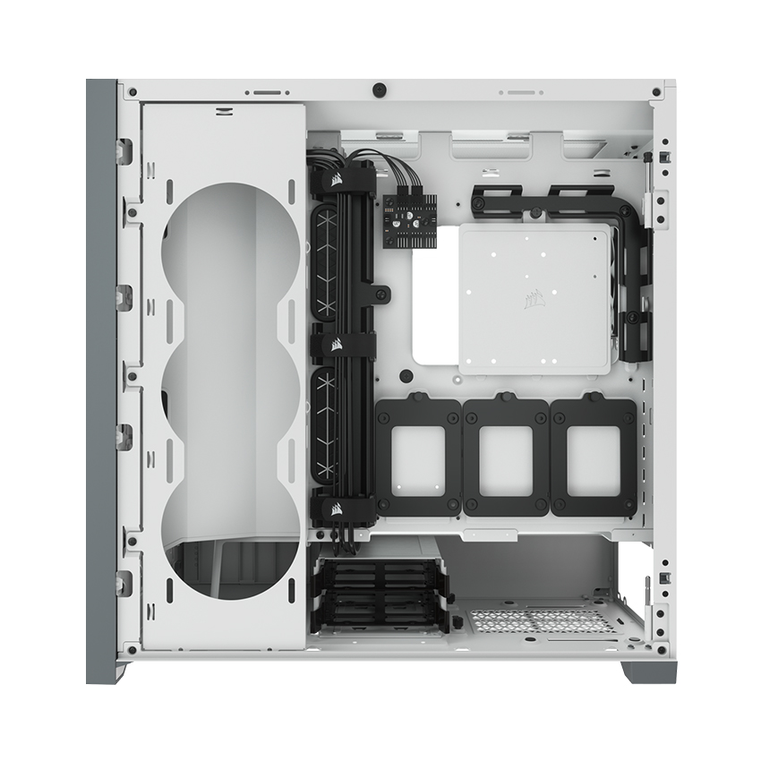 Vỏ case Corsair 5000D Airflow TG White (CC-9011211-WW)