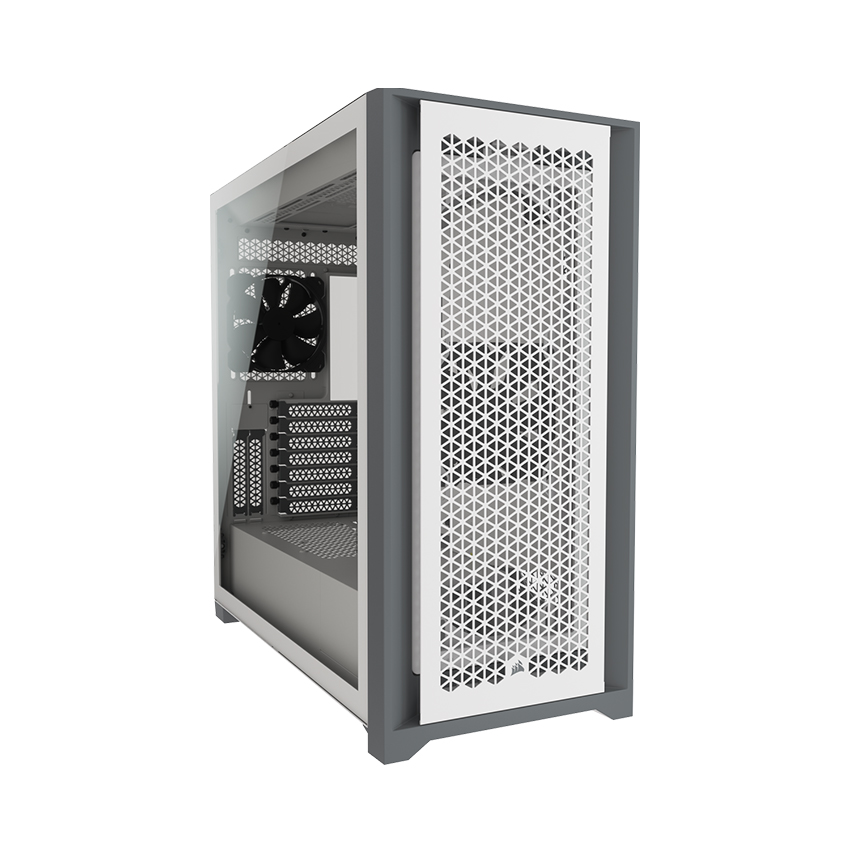 Vỏ case Corsair 5000D Airflow TG White (CC-9011211-WW)